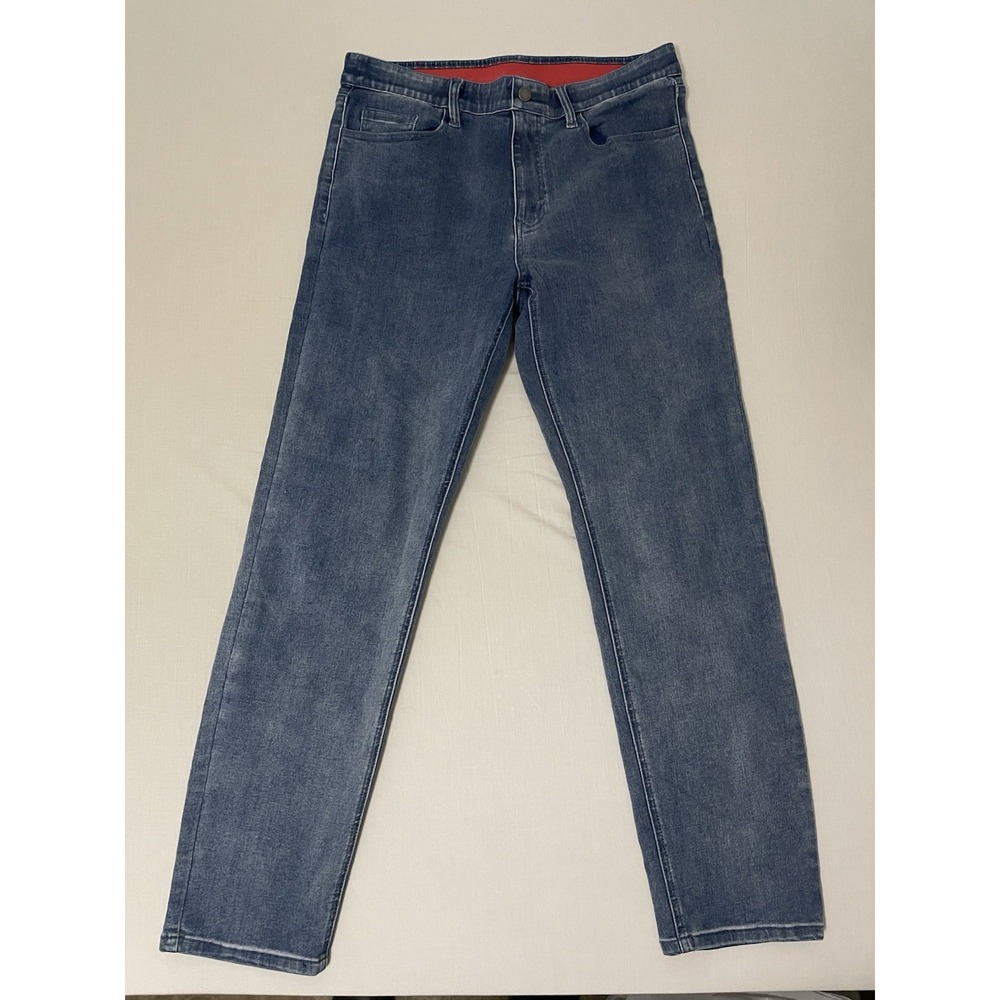 Redvanly Ranstead Jeans Men L Blue Pull On Denim Performance Stretch Golf L/32"